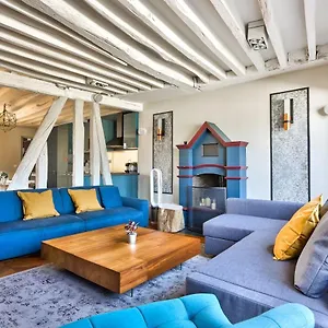 Le Marais Superb Terrace Free Netflix Appartement